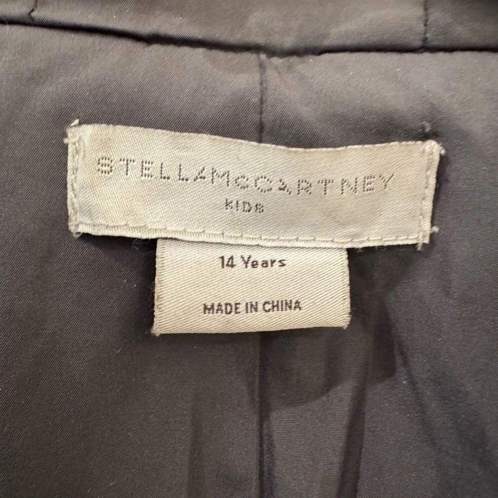 Stella McCartney Kids Adorable Wool Coat with Hood - Picture 3 of 4